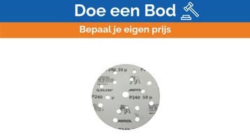 Bieden: Mirka 150mm Sanding Disc P240 Multi-Hole, Ophalen of Verzenden