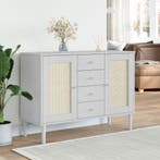vidaXL Dressoir SENJA rattan-look 112x40x80 cm massief, Verzenden, Nieuw