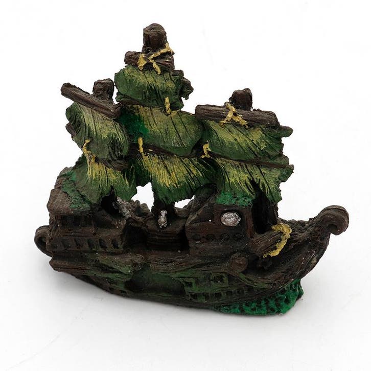 Gezonken zeilschip / scheepswrak OS-189 - aquarium decoratie, Dieren en Toebehoren, Vissen | Aquaria en Toebehoren, Nieuw, Ophalen of Verzenden