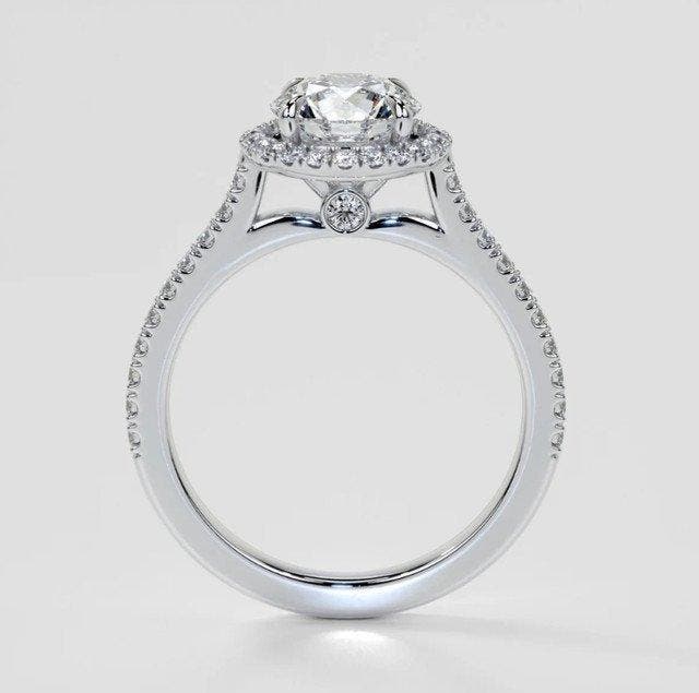 Ring - 14 karaat Witgoud - 1.94ct. tw. Diamant (Natuurlijk), Bijoux, Sacs & Beauté, Bagues