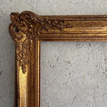 Grote Vergulde Schilderij Lijst - Lijst - Hout