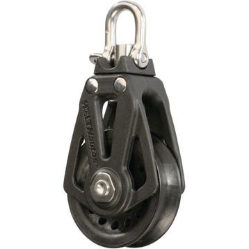 Nautos 60mm Blok met Wartel, Watersport en Boten, Ophalen of Verzenden, Nieuw