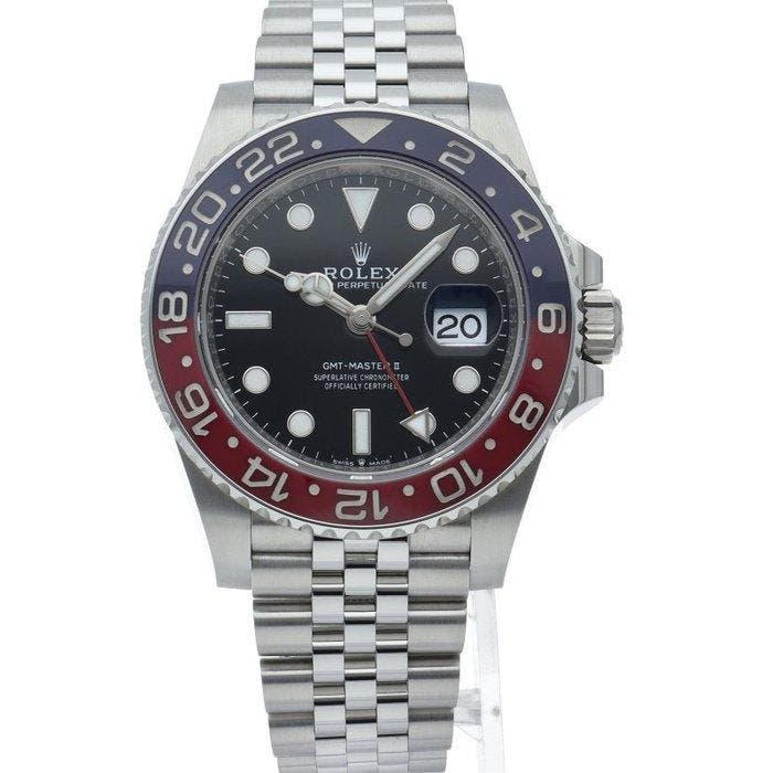 Rolex - GMT-Master II Watch Jubilee - 126710BLRO - Homme -, Handtassen en Accessoires, Horloges | Heren