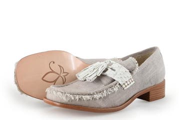 Invitto Loafers in maat 35 Grijs, Kleding | Dames, Schoenen, Verzenden, Overige typen, Zo goed als nieuw, Grijs