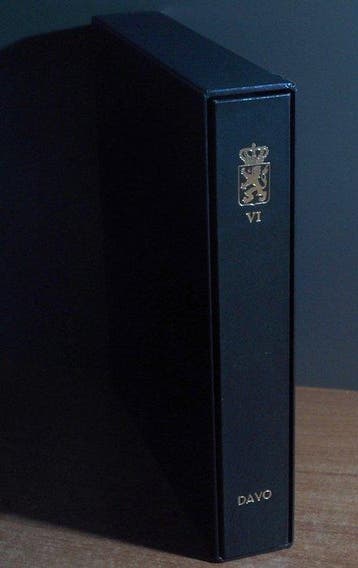 Accessoires België - Een leeg luxe DAVO album met cassette, Gestempeld