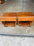 Table de chevet - Bois - Tables de chevet vintage art déco