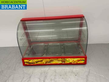 HCB Vitrine chaude Vitrine chaude 96 cm 230V Horeca, Articles professionnels, Verzenden
