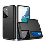 Samsung Galaxy J3 - Wallet Card Slot Cover Case Hoesje, Télécoms, Verzenden