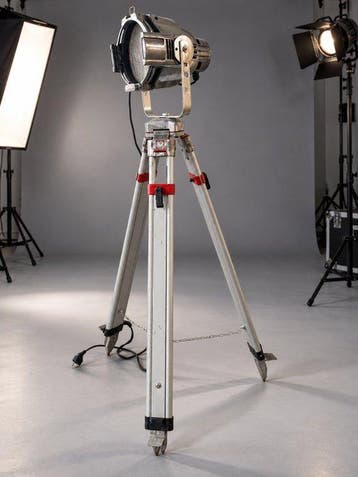 Staande lamp - Metaal - handmade object vintage - Theatre