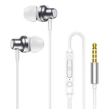 QF730 Oordopjes met Microfoon en Controls - 3.5mm AUX, Verzenden, Nieuw