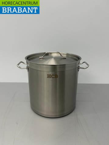 RVS HCB Soeppan Kookpan Pan Inductie 28,5 x 29 cm 17 liter, Ophalen of Verzenden, Nieuw in verpakking
