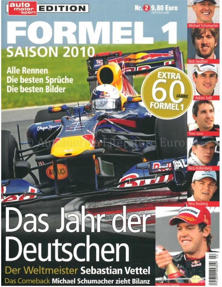 FORMEL 1 SAISON 2010: ALLE RENNEN - DIE BESTEN SPRÜCHE -, Livres, Autos | Livres