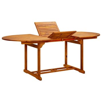 Tuintafel acaciahout (200x100cm): Kwalitatief hardhout vo..., Verzenden, Zo goed als nieuw, Rechthoekig, Hout