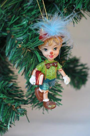 Pinokkio - Pinocchio - - Kerstdecoratie Chios - resin - met