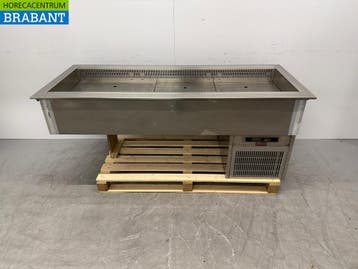 Saladière en acier inoxydable Diamond Drop In Koelbak 5 x, Verzenden, Nieuw in verpakking