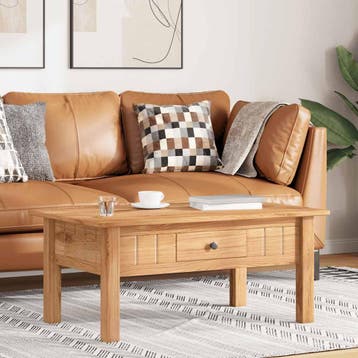 vidaXL Salontafel Panama Range 100x60x43,5 cm massief, Maison & Meubles, Tables | Tables d'appoint, Verzenden