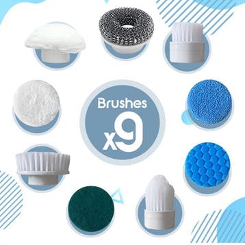 Navulling set voor GoScrub® Cleaning King V2 - 7 st, Verzenden, Nieuw