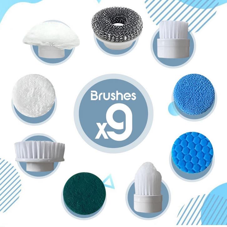 Navulling set voor GoScrub® Cleaning King V2 - 7 st, Elektronische apparatuur, Stoomapparaten, Nieuw, Verzenden