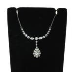 Halsketting - 18 karaat Witgoud, Platina, Geel goud -, Nieuw