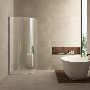 Aanbieding: BWS Kwartronde Douchecabine 90x90cm 1 deur, Ophalen of Verzenden, Nieuw, Douche