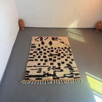 Azilal - Tapijt - 160 cm - 120 cm - Marokkaans Azilal-wollen, Nieuw
