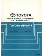 1997 TOYOTA RAV4 CHASSIS EN CARROSSERIE WERKPLAATSHANDBOEK