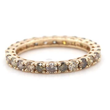 Zonder minimumprijs - Ring - 14 karaat Geel goud - 1.72ct., Nieuw