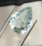 Zonder minimumprijs - 1 pcs Blauw Aquamarijn - 7.95 ct -, Handtassen en Accessoires, Edelstenen, Nieuw