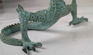 Mooi beeld Chinese Geluksdraak - Brons - China (Zonder