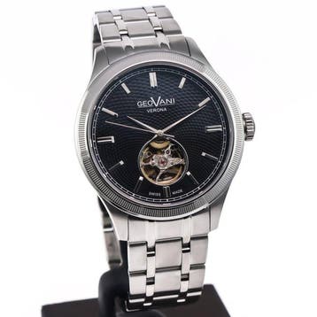 GEOVANI - Verona Open-Heart Swiss Made Automatic Watch -