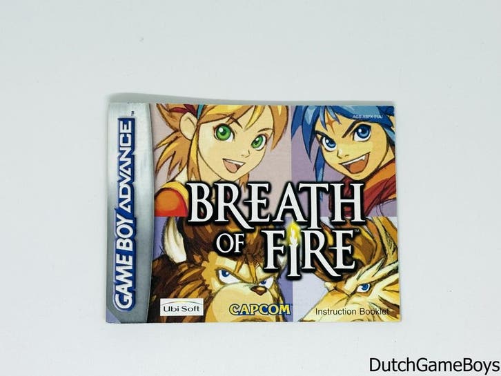 Gameboy Advance / GBA - Breath Of Fire - EEU - Manual, Games en Spelcomputers, Games | Overige, Gebruikt, Verzenden