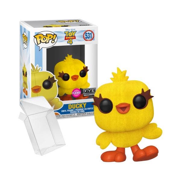 Funko Pop Disney Toy Story 4 - Ducky (Flocked) #531 FYE, Collections, Jouets miniatures, Envoi