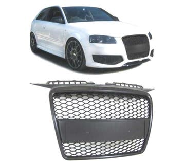 CALANDRE NID DABEILLE SANS LOGO AUDI A3 05-08 NOIR, Verzenden