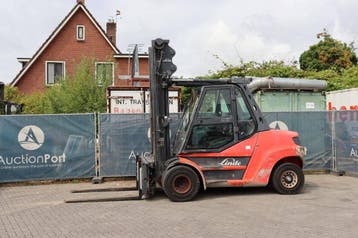 Veiling: Heftruck Linde H80D-01/900 Diesel 8000kg 2012, Ophalen