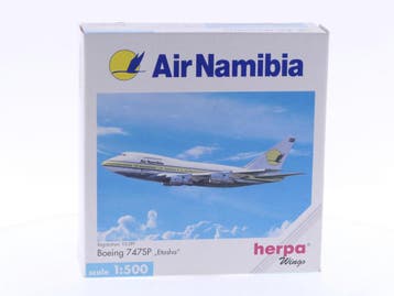 Schaal 1:500 Herpa 502573 Air Namibia - Boeing 747SP Reg...., Ophalen of Verzenden, Gebruikt