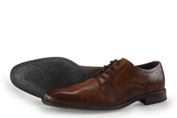 Bugatti Veterschoenen in maat 43 Cognac, Kleding | Heren, Schoenen, Bugatti, Overige kleuren, Verzenden, Zo goed als nieuw