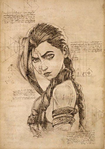 Boriani - 2x gliclèe, Jinx and VI, DaVinci edition 1/25 -, Nieuw in verpakking