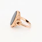Ring - 14 karaat Geel goud Onyx