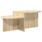 vidaXL Salontafel Sonoma Eiken 100 x 50 x 40 cm Bewerkt hout, Verzenden, Nieuw