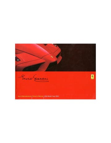 2003 FERRARI ENZO INSTRUCTIEBOEKJE USA 1856/03, Ophalen of Verzenden