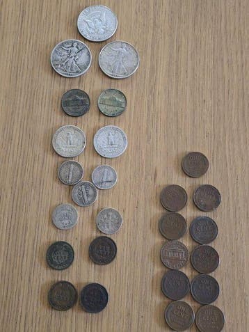 Verenigde Staten. Lotto di 27 monete composte da vari, Postzegels en Munten