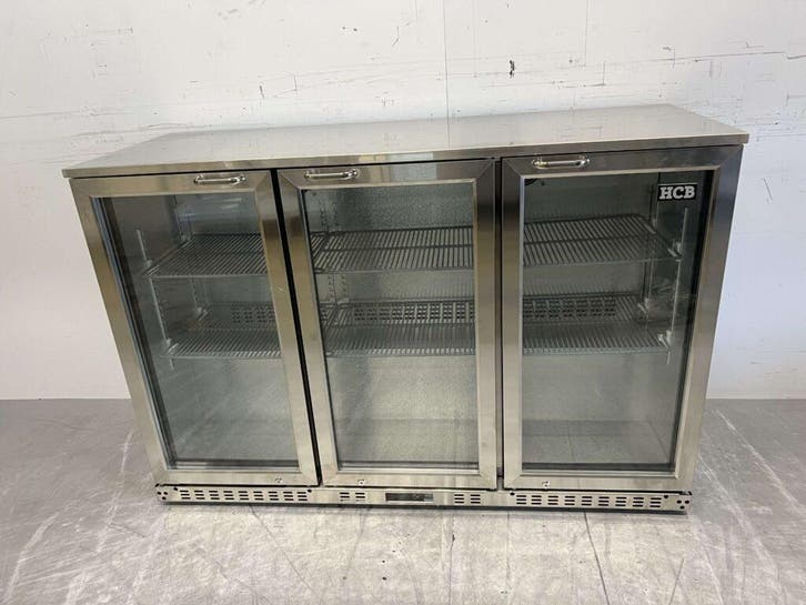 HCB Acier inoxydable Backbar Bar Cooler Portes vitrées, Articles professionnels, Horeca | Équipement de cuisine, Envoi