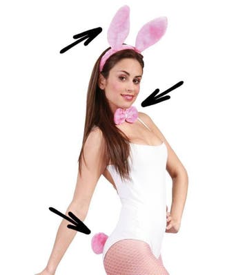 Playboy Bunny Set Roze, Verzenden