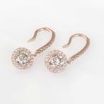 Boucles doreilles goutte deau - 14 carats Or rose -
