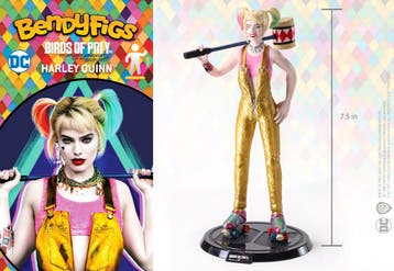 DC Comics Bendyfigs Bendable Figure Harley Quinn with Mallet, Ophalen of Verzenden