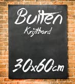 Krijtbord Buiten 30x60 cm Zonder Ophangsysteem, Verzenden, Nieuw