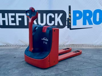 Linde T16 (2014) transpallet met nieuwe batterij MET VIDEO, 1000 tot 2000 kg, Elektrisch, Palletwagen, Linde