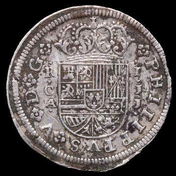 Spanje. Felipe V. 1 Reale 1718 - Cuenca JJ (Zonder