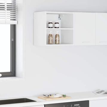 vidaXL Hangkast Wit 40 x 29,5 x 40 cm Bewerkt hout, Verzenden, Nieuw