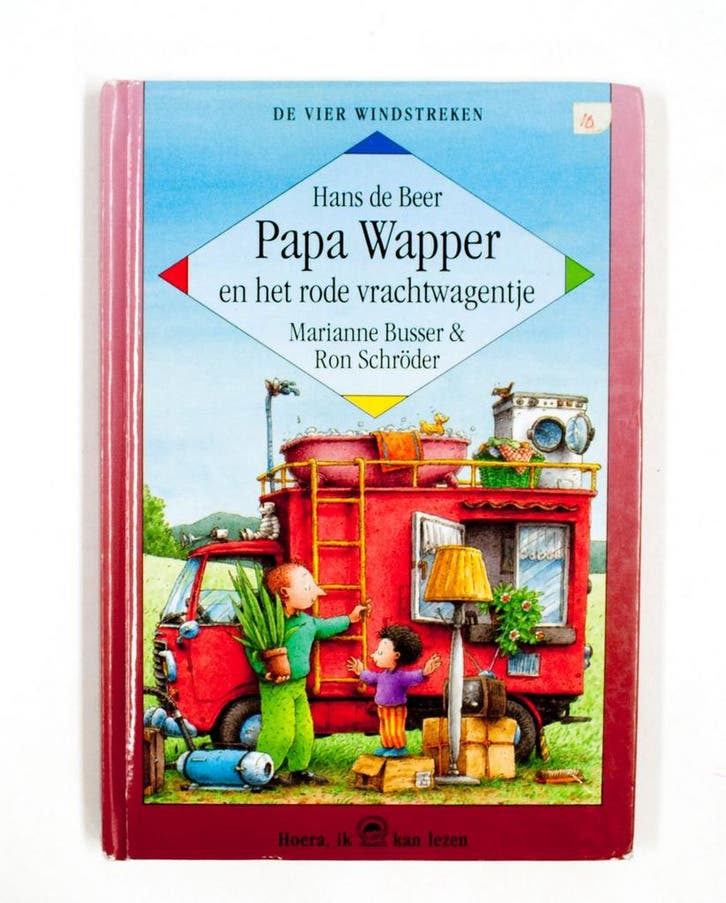 Papa Wapper en het rode vrachtwagentje / Hoera, ik kan, Livres, Livres pour enfants | Jeunesse | Moins de 10 ans, Envoi